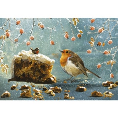 Puzzle Otter-House-Puzzle-74458 Christmas Robin
