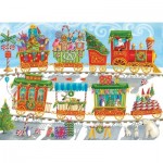 Puzzle  Cobble-Hill-54608 XXL Teile - Christmas Train