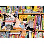 Puzzle  Cobble-Hill-54646 XXL Teile - Storytime Kittens