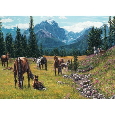 Puzzle Cobble-Hill-80113 Horse Meadow