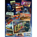 Puzzle  Cobble-Hill-80228 Doctor Who - Postcards