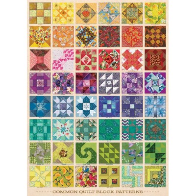 Puzzle Cobble-Hill-80237 Common Quilt Blocks