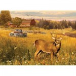 Puzzle  Cobble-Hill-85078 XXL Teile - Deer Field