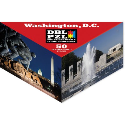 Pigment-and-Hue-DBLWDC-00918 Beidseitiges Puzzle - Washington D.C.