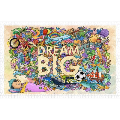 Pintoo-H1671 Puzzle aus Kunststoff - Dream Big