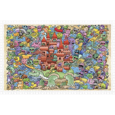 Pintoo-H1672 Puzzle aus Kunststoff - Mystical Castle