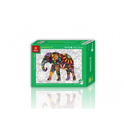 Pintoo-P1106 Puzzle aus Kunststoff - The Cheerful Elephant