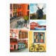 Puzzle aus Kunststoff - Beautiful Collage of Tranquil Streets