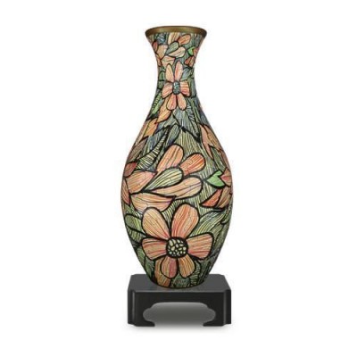 Pintoo-S1007 3D Puzzle Vase - Blumen