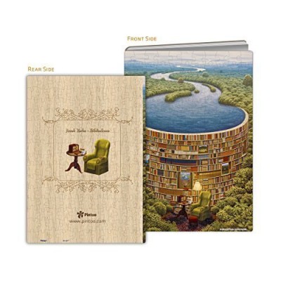 Pintoo-Y1023 Puzzle Cover - Jacek Yerka - Bibliodame