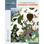 Puzzle  Pomegranate-AA927 Charley Harper - The Alpine Northwest