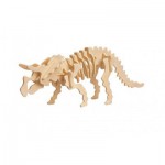   3D Puzzle aus Holz - Triceratops & Tyrannosaurus Rex
