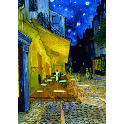 Puzzle PuzzelMan-088 Van Gogh: Caféterrasse am Abend