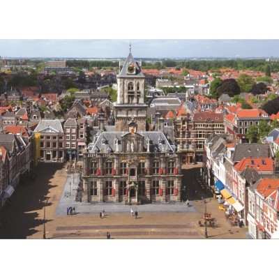 Puzzle PuzzelMan-425 Delft, die Niederlande: Rathaus
