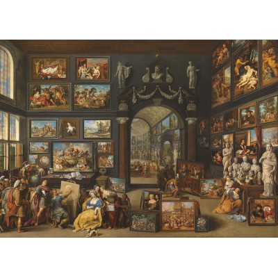 Puzzle PuzzelMan-734 Willem van Haecht: Gemäldegalerie