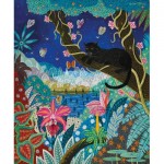  Puzzle-Michele-Wilson-A1106-350 Handgeschnittenes Holzpuzzle - Nocturnal Black Panther