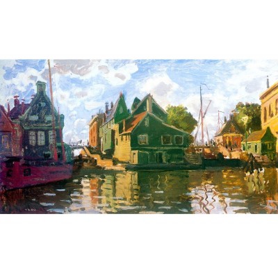 Puzzle-Michele-Wilson-A121-150 Holzpuzzle - Claude Monet - Zaandam, Canal