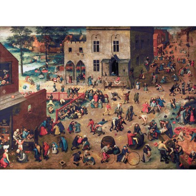Puzzle-Michele-Wilson-A904-150 Puzzle aus handgefertigten Holzteilen - Brueghel: Die Kinderspiele