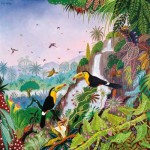  Puzzle-Michele-Wilson-A942-350 Handgeschnittenes Holzpuzzle - Thomas : Keel-Billed Toucan