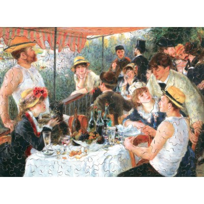 Puzzle-Michele-Wilson-C35-250 Handgeschnittenes Holzpuzzle - Auguste Renoir: The Luncheon Of The Boating