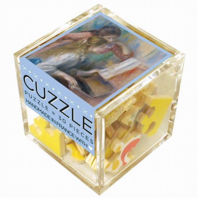 Puzzle-Michele-Wilson-Cuzzle-Z48 Holzpuzzle - Würfel - Auguste Renoir: Mädchen am Klavier