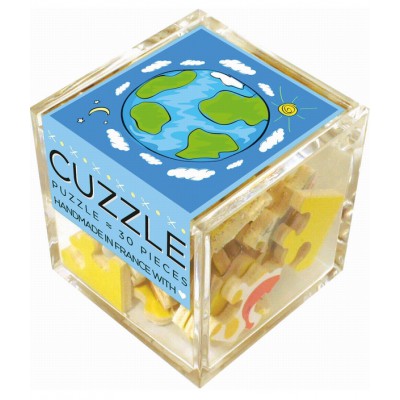 Puzzle-Michele-Wilson-Cuzzle-Z51 Holzpuzzle - Würfel - Ein Planet