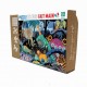 Handgeschnittenes Holzpuzzle - Night In The Jungle