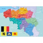   Holzpuzzle - Belgien