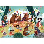  Puzzle-Michele-Wilson-K067-50 Handgeschnittenes Holzpuzzle - Il Etait Une Fois