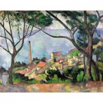  Puzzle-Michele-Wilson-K531-50 Handgeschnittenes Holzpuzzle - View Of Estaque