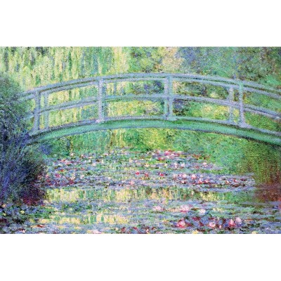 Puzzle-Michele-Wilson-K910-24 Puzzle aus handgefertigten Holzteilen - Claude Monet - Die japanische Brücke