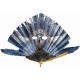 Puzzle aus handgefertigten Holzteilen - Fächer: Blauer Vogel