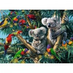 Puzzle  Ravensburger-00206 Koalas im Baum