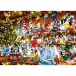 Puzzle  Ravensburger-00537 Disney Christmas