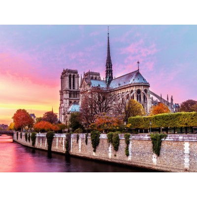 Puzzle Ravensburger-00712 Notre-Dame, Paris