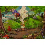 Puzzle  Ravensburger-00777 Bei der Waldhexe