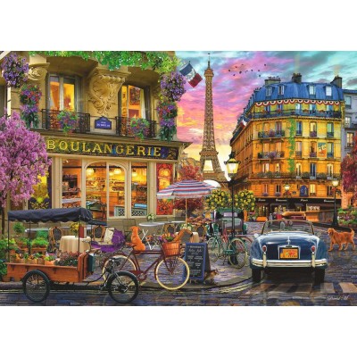 Puzzle Ravensburger-00885 Paris im Morgenrot