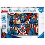 Puzzle  Ravensburger-01073 XXL Teile - Der Erste Avenger