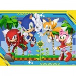 Puzzle  Ravensburger-01134 XXL Teile - Sonic-Gruppe