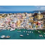 Puzzle  Ravensburger-01210 Buntes Procida