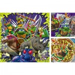  Ravensburger-04012 3 Puzzles - Ninja-Schildkröten