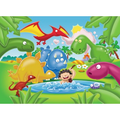 Ravensburger-05611 My First Outdoor Puzzles - Dinosaurier Freunde