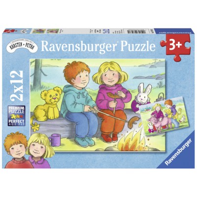 Ravensburger-07588 2 Puzzles - Goya heraus