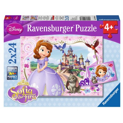 Puzzle Ravensburger-09086 Sofias königliche Abenteuer