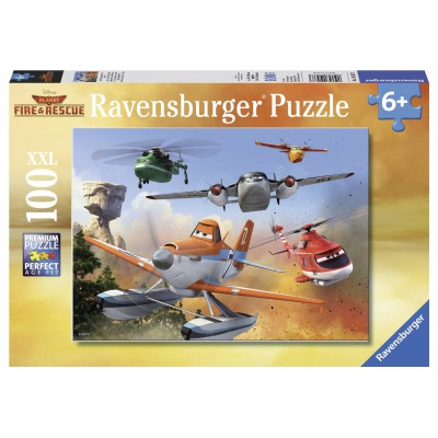 Puzzle Ravensburger-10537 XXL Teile - Disney Planes: Im Kampf gegen das Feuer