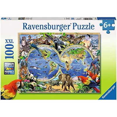 Puzzle Ravensburger-10540 Tierisch um die Welt