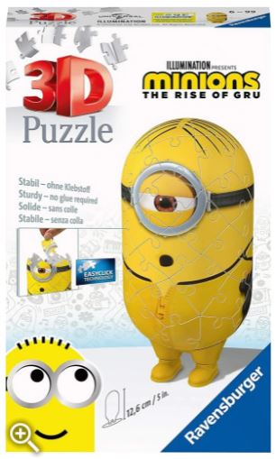 Ravensburger-11230 3D Puzzle - Minions