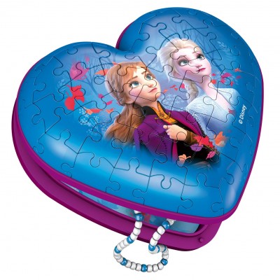 Ravensburger-11236 3D Puzzle - Heart Box - Frozen 2