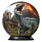  Ravensburger-11757 3D Puzzle-Ball - Jurassic World