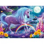 Puzzle  Ravensburger-12980 XXL Teile - Glittering Unicorn